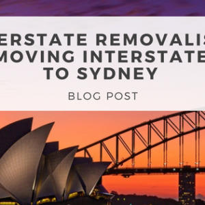 interstate removalists sydney