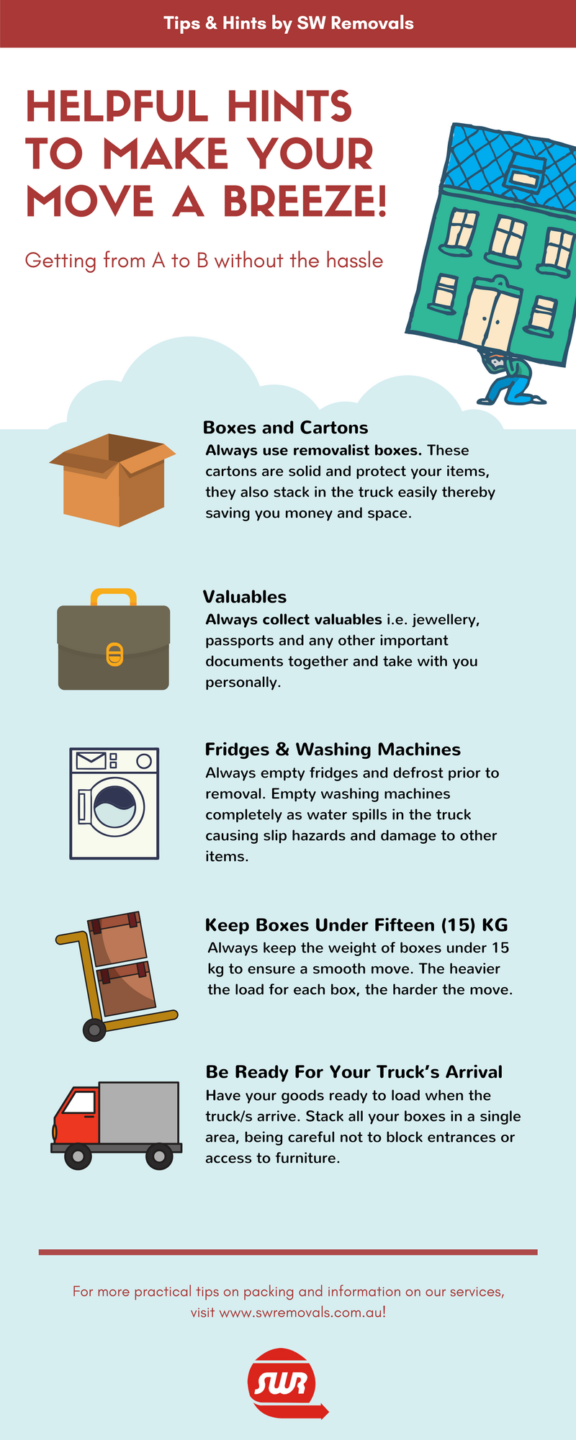 infographic tips for moving