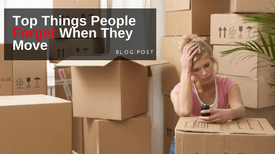 things people forget when they move